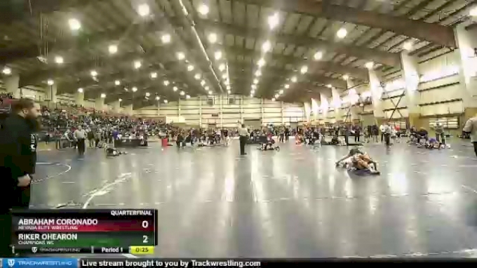 92 lbs Quarterfinal - Riker Ohearon, Champions WC vs Abraham Coronado ...