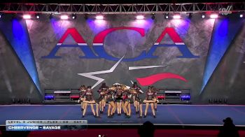 Cheervenge - Savage [2026 L3 Junior - Flex - D2 Day 1] 2026 ACA Grand Nationals
