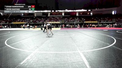 133 lbs Consi Of 8 #1 - Ethan VanNostrand, Apprentice vs Keven Martinez, Idaho