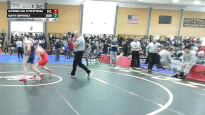 106 lbs Consi Of 8 #2 - Maximillian Shvartsman, Burlington vs Gavin Espinola, Greater Lowell