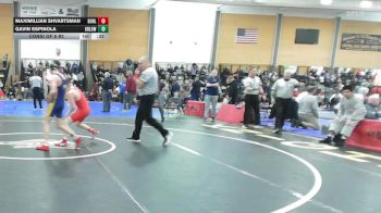 106 lbs Consi Of 8 #2 - Maximillian Shvartsman, Burlington vs Gavin Espinola, Greater Lowell