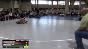 77+85 Round 2 - Khloe Lindquist, Wentzville Wrestling Federatio vs Lilyana Wilson, Storm Wresting