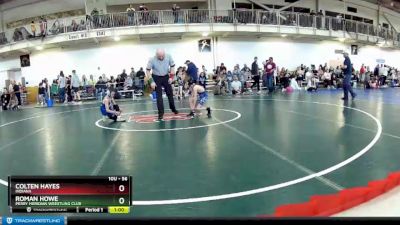 56 lbs Champ. Round 1 - Colten Hayes, Indiana vs Roman Howe, Perry Meridian Wrestling Club