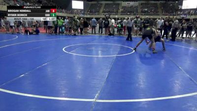 125 lbs Quarterfinal - Brogan Kendall, Jamison vs Ryder Borich, Sunbury