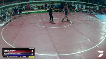 132 lbs Champ Round 1 (16 Team) - JAXON MACKEY, Nevada GOLD vs Mayden Kahalehau, HAWAII 2