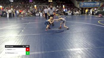 46 lbs Semifinal - Joshua Mellon, Hempfield vs Beau McKeown, Chaos