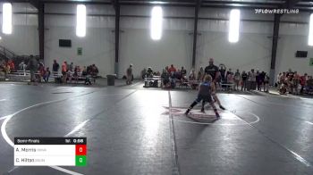 85 lbs Semifinal - Addyson Morris, Okwa vs Caroline Hilton, Boom Ranch