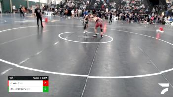 132 lbs Cons. Round 2 - Michael Bradbury, Syracuse vs Jacob Ward, Wymore Southern