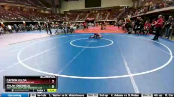 65 lbs Quarterfinal - Cayson Ulloa, Firebird Elite Wrestling Club vs Rylan Oberbeck, West Texas Grapplers Wrestling Club