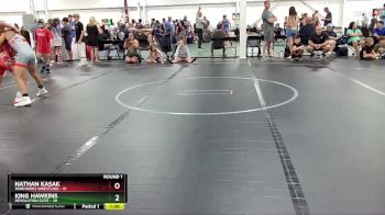 88 lbs Round 1 (6 Team) - Nathan Kasak, Warhawks Wrestling vs King Hawkins, Revolution Elite