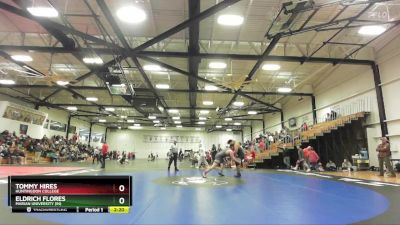 285 lbs Cons. Round 3 - Tommy Hires, Huntingdon College vs Eldrich Flores, Marian University (IN)