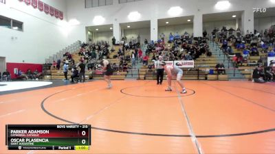 215 lbs Cons. Round 2 - Parker Adamson, Cathedral Catholic vs Oscar Plasencia, Saint Augustine