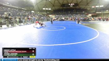 114 lbs Semifinal - Rocky Little, Inland Northwest Wrestling Training Center vs Ryder Lessard, Elma Wrestling Club