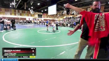 92 lbs Cons. Round 2 - Luke Dudley, Fallbrook Wrestling Club vs Titan Hinton, Hesperia