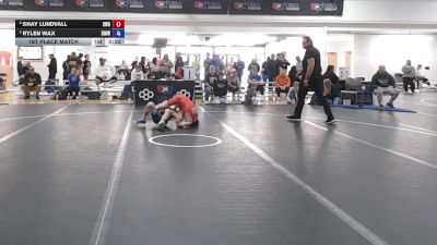 45 kg 1st Place Match - Shay Lundvall, Sebolt Wrestling Academy vs Rylen Wax, Beast Mode Wrestling