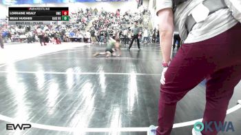 70 lbs Quarterfinal - Lorraine Nealy, Berryhill Wrestling Club vs Beau Hughes, Black Fox Wrestling Club