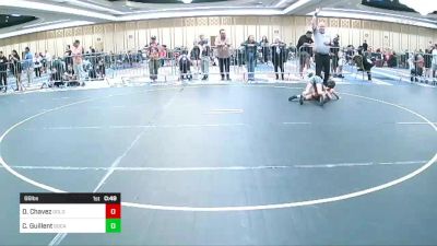 66 lbs Rr Rnd 2 - Davina Chavez, Gold Rush Wr Ac vs Carolina Guillent, SoCal Grappling WC