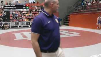 138 lbs Cons. Round 2 - Joseph Weiss, Memphis University School vs Brandon Buck, Father Ryan High School