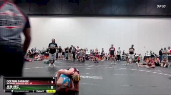 96 lbs Round 6 (10 Team) - Jess Seiz, Bomb Squad vs Colton Zabinski, Backyard Brawlers Red