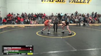 5 lbs Round 3 - Krayton Zimmerman, Wapsie Valley vs Christopher Kidd, Waukon