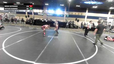 126 lbs Consi Of 32 #1 - Brian Gutierrez, Etiwanda HS vs Nathan Ramirez, San Dimas HS