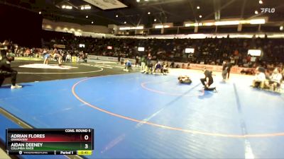 113 lbs Cons. Round 5 - Adrian Flores, Grandview vs Aidan Deeney, Columbia River