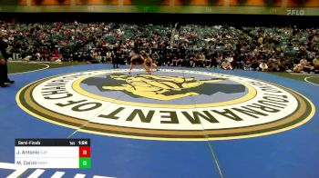 165 lbs Semifinal - Joseph Antonio, St John Bosco vs Mario Carini, Poway