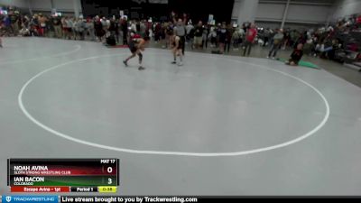 126 lbs Cons. Round 3 - Noah Avina, Sloth Strong Wrestling Club vs Ian Bacon, Colorado