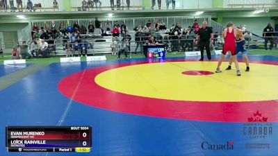 52kg Champ. Round 1 - Evan Murenko, Independent WC vs Loîck Rainville, Patriotes