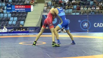 55 kg 1/8 Final - Aliasghar Hossein Samdaliri, Iran vs Valerii MAngolaUTOV, Russia