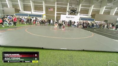 98-108 lbs Round 4 - Kaelyn Nargiel, Sublime Wrestling Academy vs Scout Stephens, Sanderson Wrestling Academy