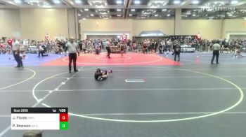 69 lbs Quarterfinal - Jett Flores, Empire vs Porter Branson, Salem Elite WC