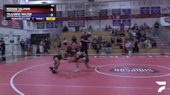 110 lbs Cons. Semi - Telsarina Walter, Eastern Oregon University vs Nizhoni Tallman, Evergreen State