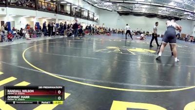 285 Freshman/Soph Cons. Round 2 - Dominic Marr, Mount St Joseph vs Randall Wilson, Mount St Joseph