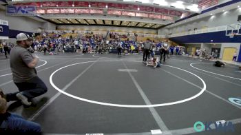 55 lbs Quarterfinal - Easton Houck, Norman Grappling Club vs Daxton Ray, Division Bell Wrestling