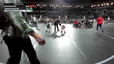 61 lbs Round Of 16 - Matthew Behr, Manalapan vs Ashton Pellechio, Del Val Wildcats