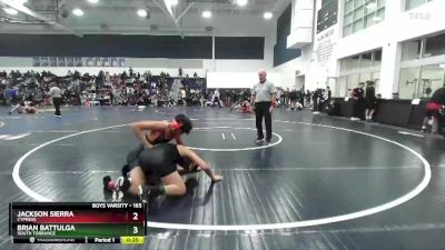 165 lbs Cons. Round 3 - Brian Battulga, South Torrance vs Jackson Sierra, Cypress