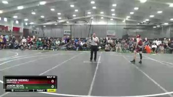 132 lbs Placement Matches (8 Team) - Hunter Wernli, Iowa Gold vs Jaxon Quail, South Dakota Rage