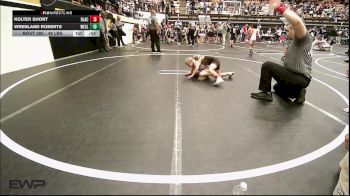 49 lbs Semifinal - Kolter Short, Blackwell Wrestling Club vs Wrenland Roberts, Wesley Wrestling Club