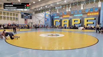 157 lbs Semifinal - Cruz Mota, Sussex Central H S vs Sloan Makoujy, Wilmington Friends H S