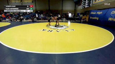 160 lbs Consi Of 8 #2 - Joseph Ruiz, St. Peter`s Prep (NJ) vs Alex Gutierrez, Central Catholic