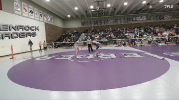 125 lbs Cons. Round 5 - Kanyn Padden, Harding County vs Josie Burr, Wheatland