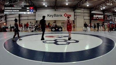 130 kg Cons. Round 4 - Jackson Mankowski, Wisconsin vs Cameron Dubose, Mustang Wrestling Club