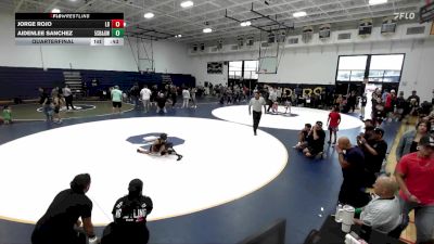 56 lbs Quarterfinal - Aidenlee Sanchez, 5th St Bar & Grill WC vs Jorge Rojo, Los Bandidos