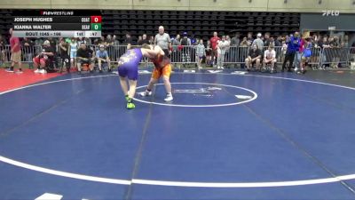 166 lbs Quarterfinal - Joseph Hughes, Coatesville vs Kianna Walter, Beavertown
