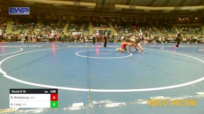 105 lbs Round Of 16 - Bode Bratsburg, Nebraska Boyz vs Axel Lorg, Shelton Wrestling Academy