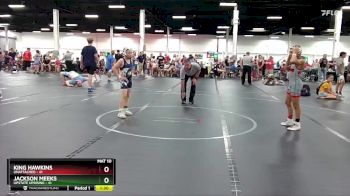 84 lbs Round 1 - King Hawkins, Unattached vs Jackson Meeks, Upstate Uprising