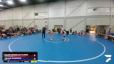 152 lbs Placement Matches (8 Team) - Lillian Gradillas-Flores, Arizona Black vs Teegan Sulentich, Iowa
