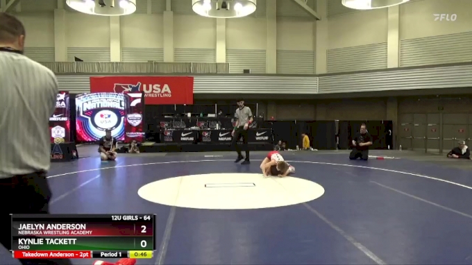 64 lbs 1st Place Match - Jaelyn Anderson, Nebraska Wrestling Academy vs ...