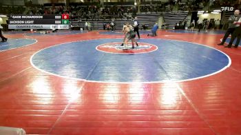 112 lbs Quarterfinal - Gage Richardson, Roundtree Wrestling Academy vs Jackson Light, Roundtree Wrestling Academy